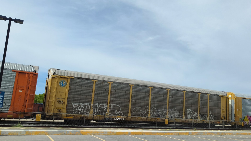 BNSF 23925 (Body) TTGX 986928 (Flat)